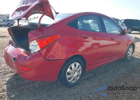 2013 Hyundai Accent Gls/Gs z USA, uszkodzony, nr VIN KMHCT4AE9DU584169